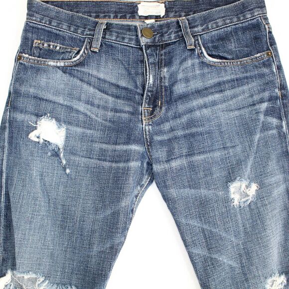 Current Elliott Denim Jeans Womens Size 26 Loved Destroy Skinny Blue Distressed - Picture 2 of 11